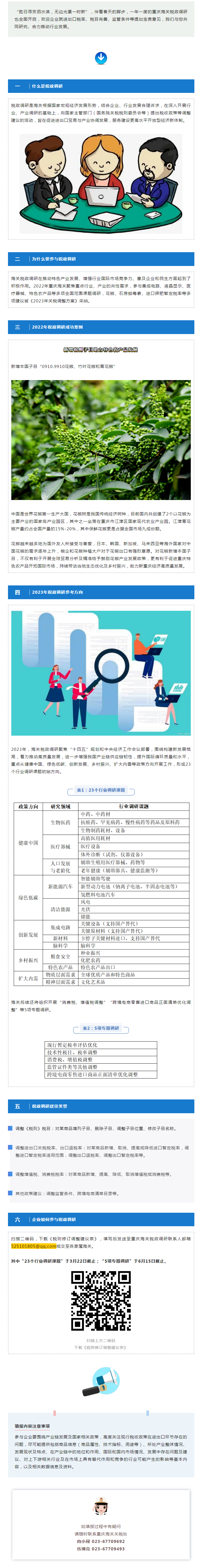 3.13 关税新知 ｜2023年重庆海关税政调研踏春而至