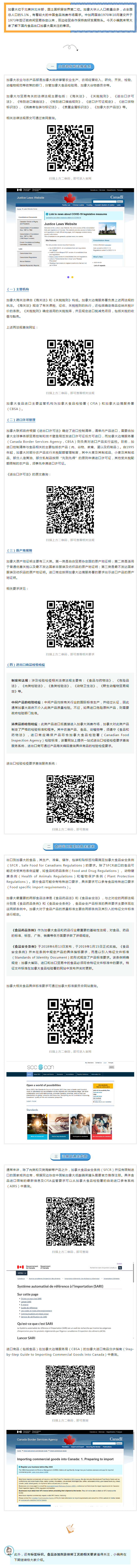 食品出口加拿大相关要求简介（上篇）20240301